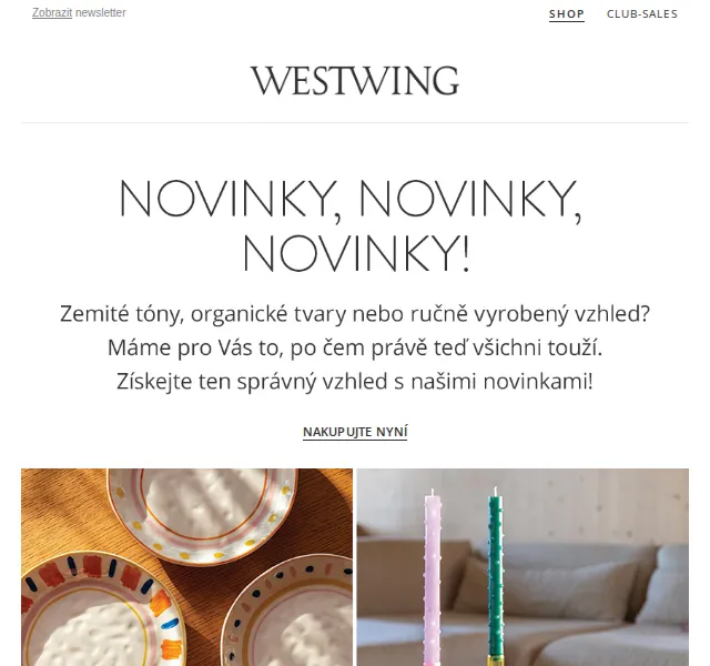 Westwing: Trendy odstíny a organické tvary – červenec 2026 | Nuslet.cz