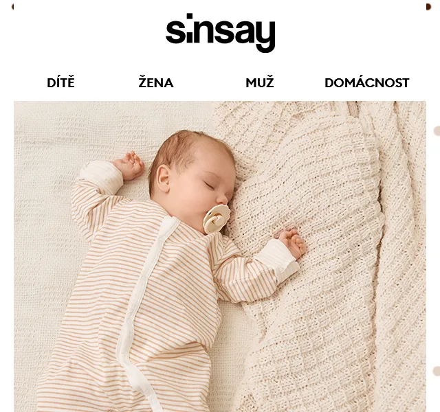 Sinsay: Kolekce Newborn – červenec 2026 | Nuslet.cz