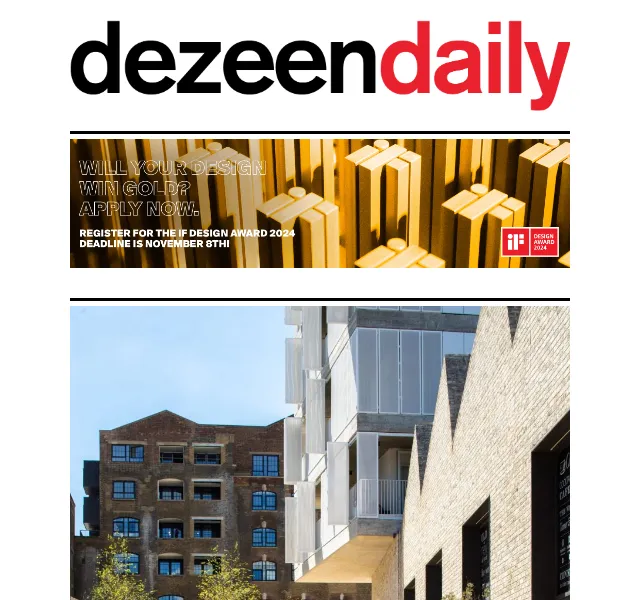 Dezeen Daily: novinky z architektury a designu – červenec 2026 | Nuslet.cz