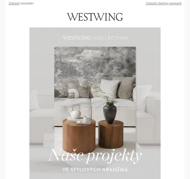 Westwing: Westwing Collection Showroom – červen 2026 | Nuslet.cz