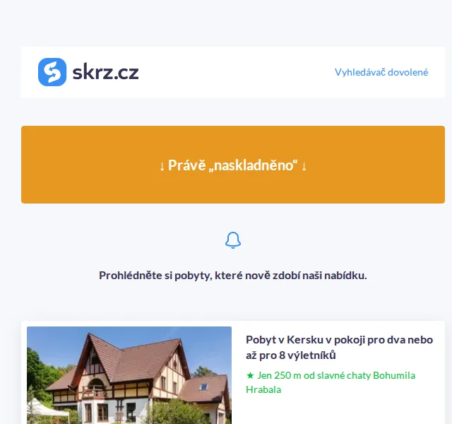 Vánoce na Skrz: slevy na pobyty v ČR i zahraničí – červenec 2026 | Nuslet.cz