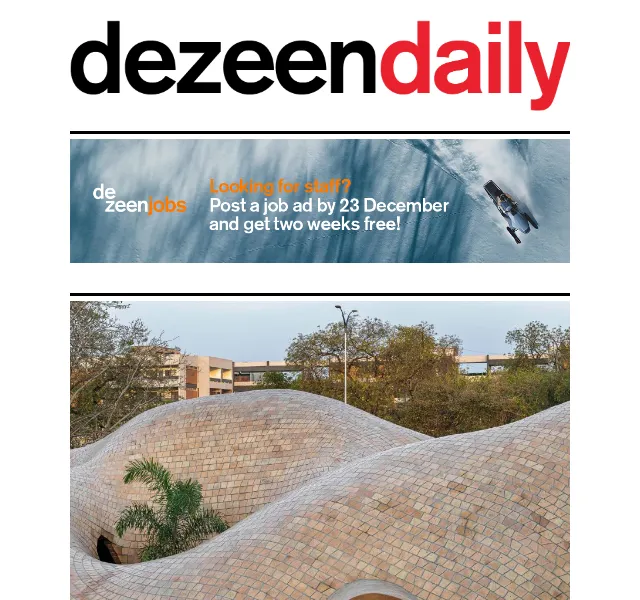 Dezeen Daily: Designové novinky – červenec 2026 | Nuslet.cz