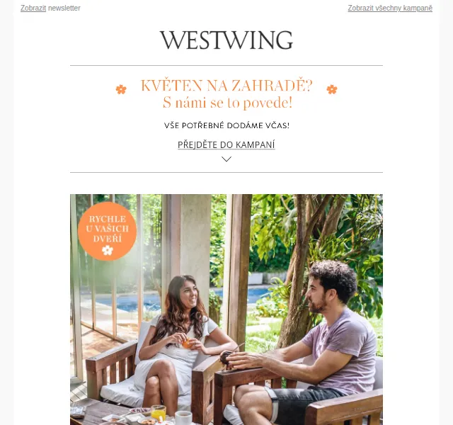 Westwing: Zahradní nábytek a vybavení – červenec 2026 | Nuslet.cz