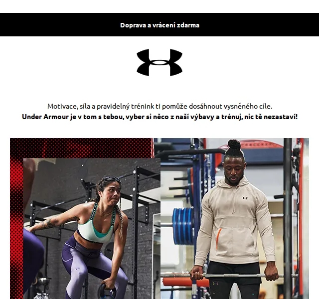 Under Armour: Výbava pro sportovce – červen 2026 | Nuslet.cz