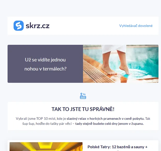 Skrz: Termální lázně TOP 10 – červenec 2026 | Nuslet.cz