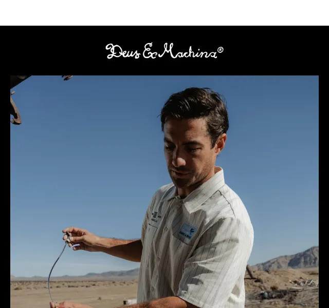 Deus Ex Machina: Forecourt Stripe Shirt – květen 2026 | Nuslet.cz