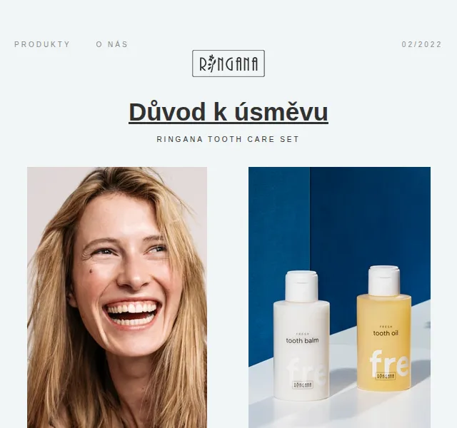 RINGANA: –20 % na FRESH tooth care set – červen 2026 | Nuslet.cz