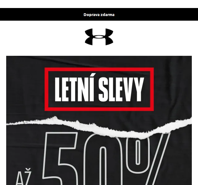 Under Armour: Letní slevy až 50 % – červen 2026 | Nuslet.cz