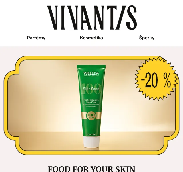 Vivantis: Weleda Skin Food -20% – slevový kód