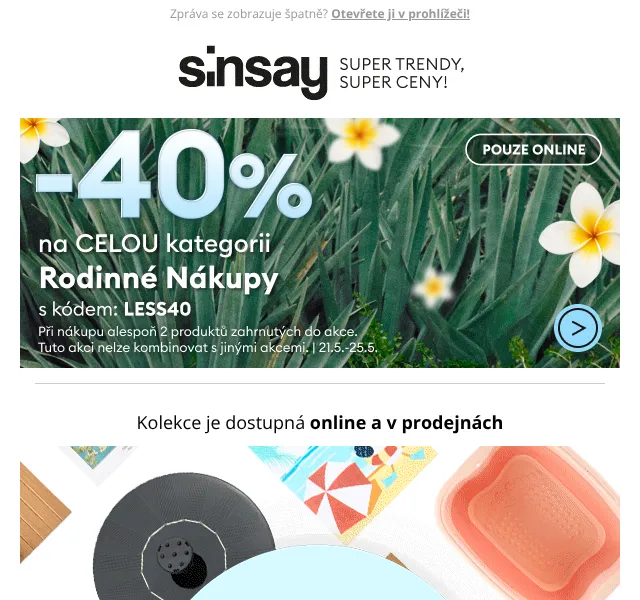 Sinsay HOME: nová kolekce doplňků a dekorací – květen 2026