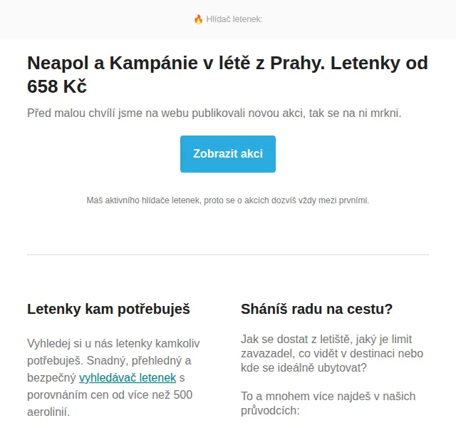 Cestujlevne.com: Neapol a Kampánie v létě z Prahy od 658 Kč – červen 2026 | Nuslet.cz