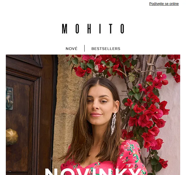 MOHITO: Fresh Blossom kolekce – Kasia Tutak – červenec 2026 | Nuslet.cz