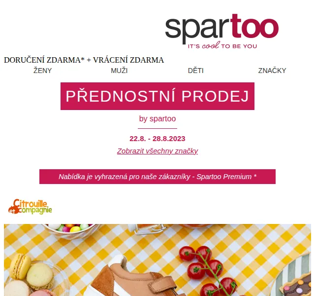 Spartoo: Až -50 % na Citrouille et Compagnie, Sorel, Céleste – červen 2026 | Nuslet.cz