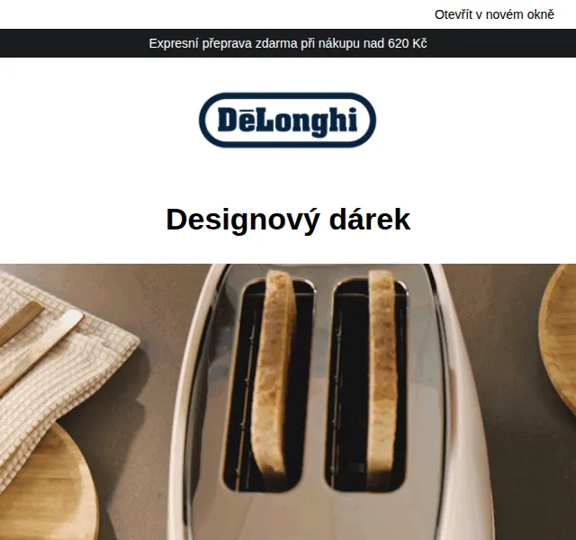 De'Longhi: Až 20% sleva na snídaňovou kolekci – červen 2026 | Nuslet.cz