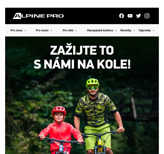 ALPINE PRO: cyklo novinky – oblečení, helmy a brýle | červen 2026 | Nuslet.cz