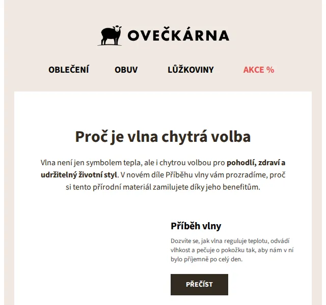 Ovečkárna: Vlněné produkty od 499 Kč – červenec 2026 | Nuslet.cz