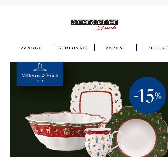 Potten & Pannen: Sleva na porcelán Villeroy & Boch – červen 2026 | Nuslet.cz