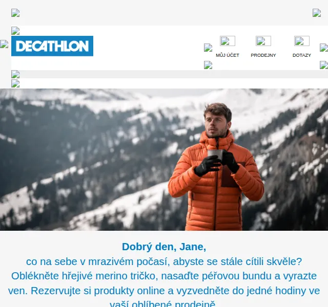 DECATHLON: merino trička a péřové bundy – červenec 2026 | Nuslet.cz