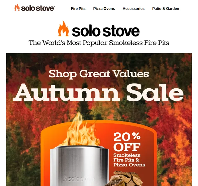 Solo Stove: sleva 20 % na ohnivé pánve a pizza pece – červenec 2026 | Nuslet.cz