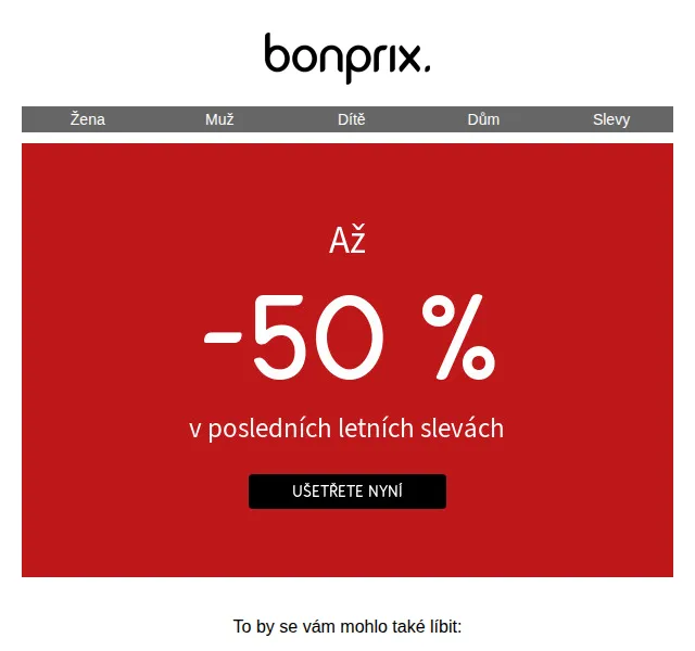 bonprix: Poslední letní slevy – červenec 2026 | Nuslet.cz