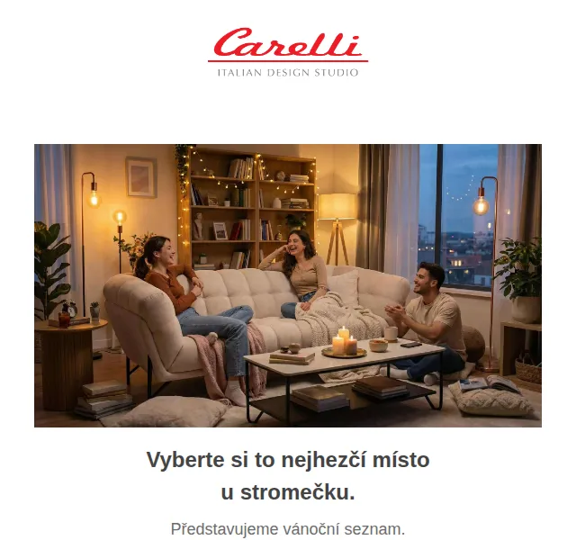 Carelli Nábytek: Sedačky a křesla za vánoční ceny – červen 2026 | Nuslet.cz