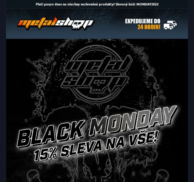 Metalshop: 15% sleva na vše – červen 2026 | Nuslet.cz