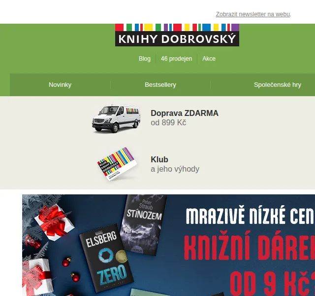 KnihyDobrovsky.cz: Knižní dárky od 9 Kč – červenec 2026 | Nuslet.cz