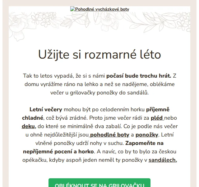 Ovečkárna: Letní oblečení a obuv na grilovačku od 199 Kč – červenec 2026 | Nuslet.cz