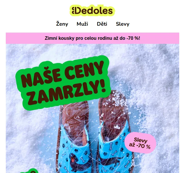 Dedoles: Zimní výprodej až do -70 % – červenec 2026 | Nuslet.cz