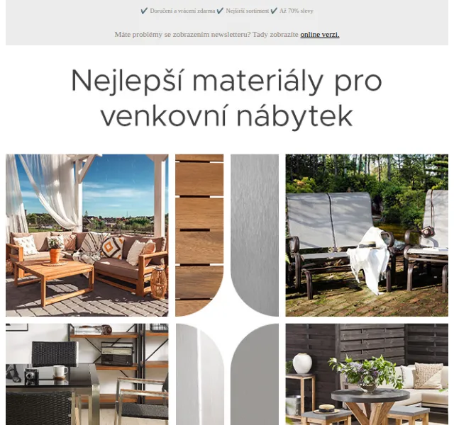 Beliani.cz: Průvodce materiály venkovního nábytku – červen 2026 | Nuslet.cz