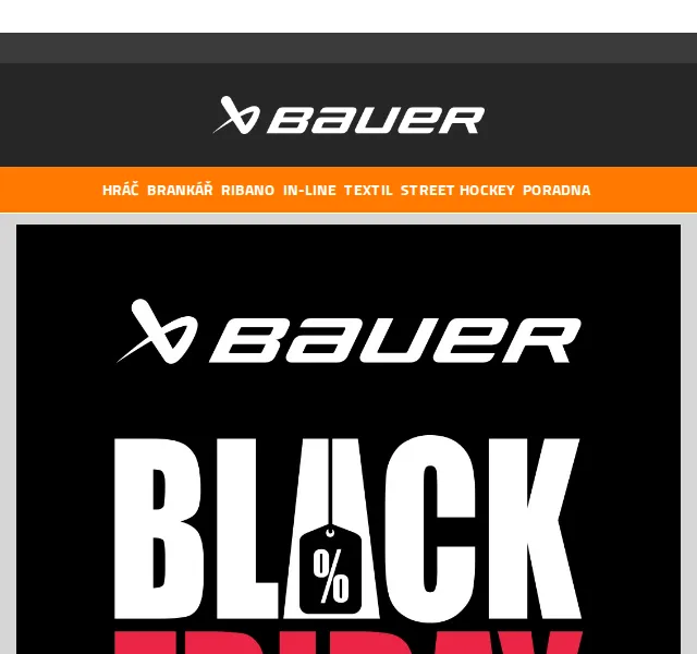 Bauer Hockey Česko: Hokejová akce roku – slevy až 75 % – červenec 2026 | Nuslet.cz
