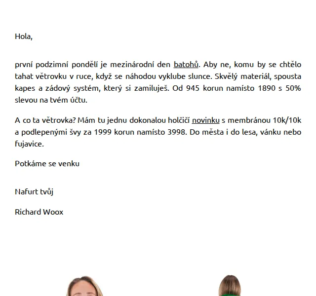Richard Woox: Batohy a bundy se slevou 50 % – červenec 2026 | Nuslet.cz