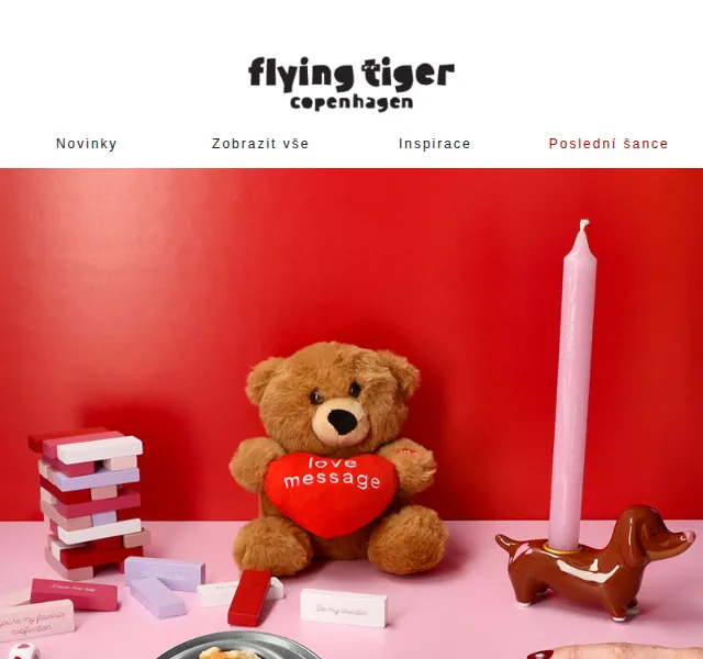 Flying Tiger Copenhagen: Dárky k Valentýnu 2026 – inspirace | Nuslet.cz