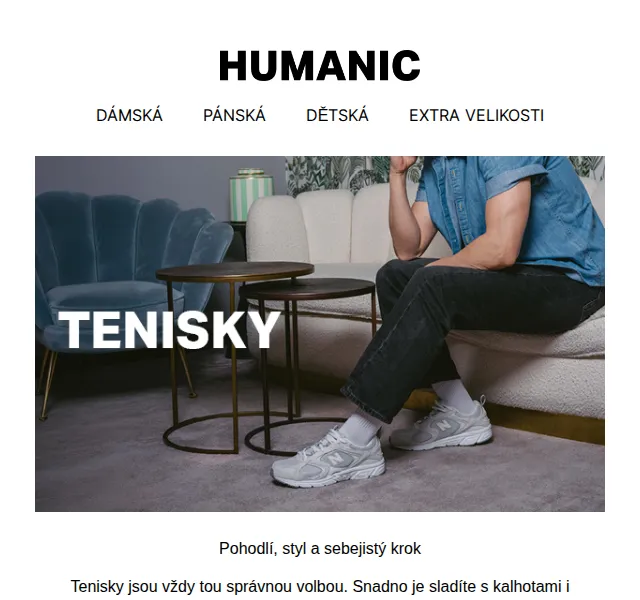 HUMANIC: Tenisky Nike, Adidas, Puma – duben 2026 | Nuslet.cz