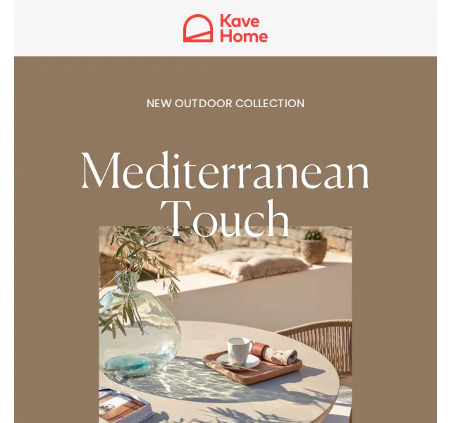 Kave Home Sale: Nová outdoor kolekce Mediterranean Touch – červen 2026 | Nuslet.cz