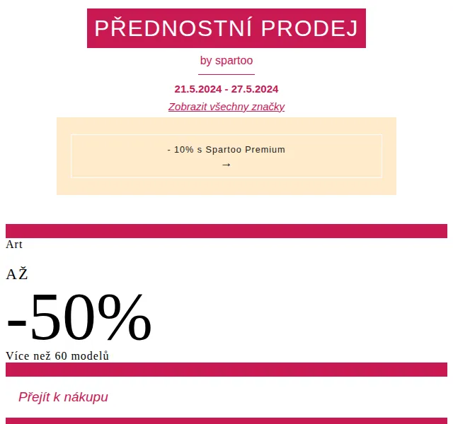 Spartoo: Slevy až 75 % na značky G-Star Raw, Michael Kors, Quiksilver – červenec 2026 | Nuslet.cz