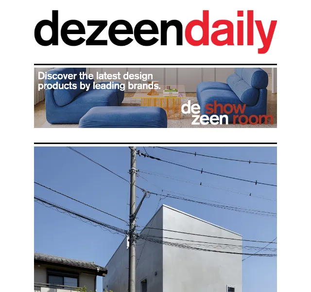 Dezeen Daily: architektura a design – červen 2026 | Nuslet.cz