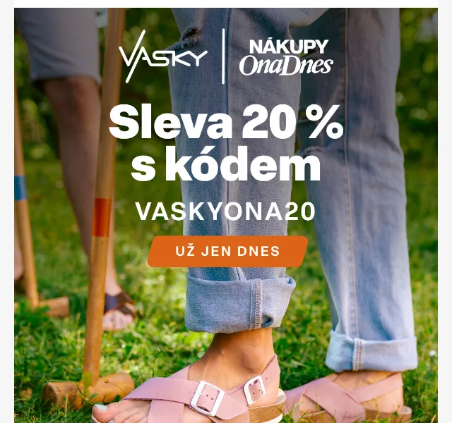 Vasky: sleva 20 % na vše – červenec 2026 | Nuslet.cz