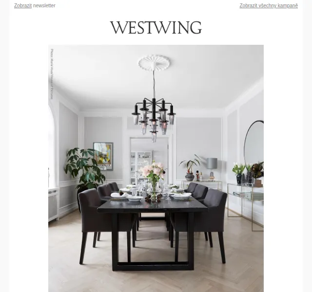 Westwing: VIP jídelna, Windsor & Co. – červen 2026 | Nuslet.cz