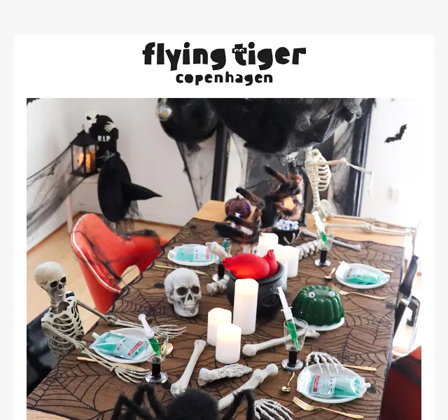 Flying Tiger Copenhagen: Halloween dekorace a potřeby – červenec 2026 | Nuslet.cz