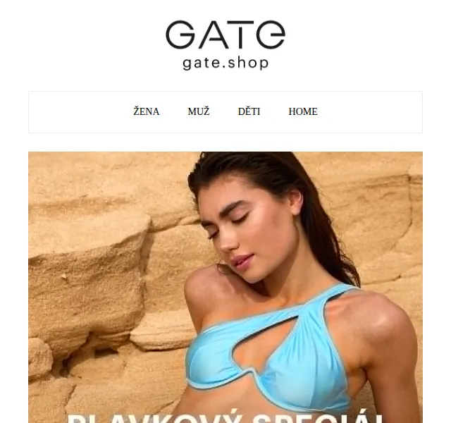 gate.shop: Plavky od 68 Kč – červenec 2026 | Nuslet.cz
