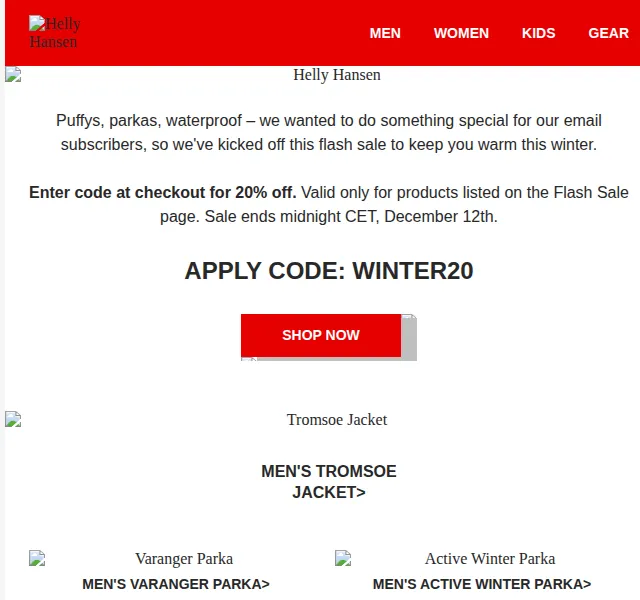 Helly Hansen: 20% sleva na zimní bundy – červen 2026 | Nuslet.cz