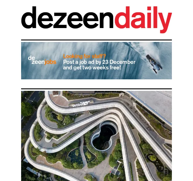 Dezeen Daily: Nová architektura a design – červenec 2026 | Nuslet.cz