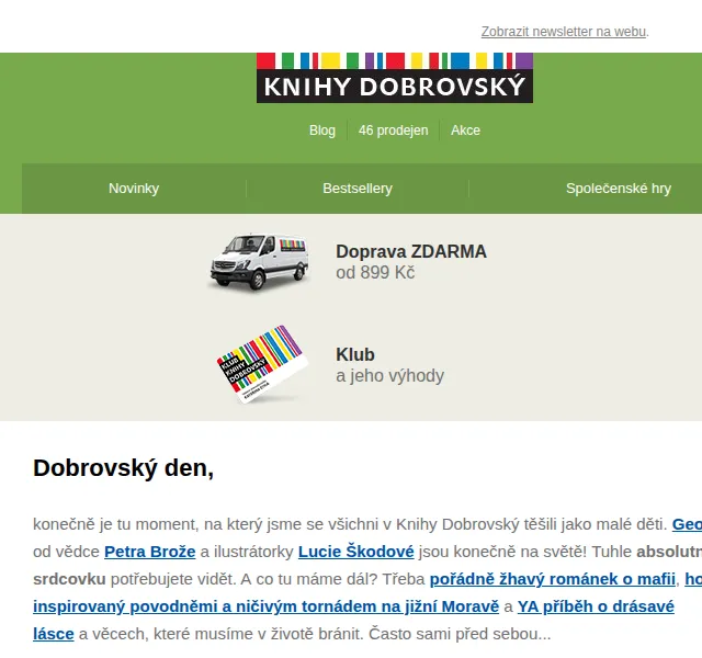 KnihyDobrovsky.cz: Sleva na Geostorky a novinky – červenec 2026 | Nuslet.cz