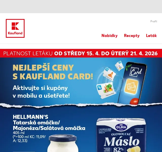 Kaufland: Sleva až 45 % – květen 2026 | Nuslet.cz