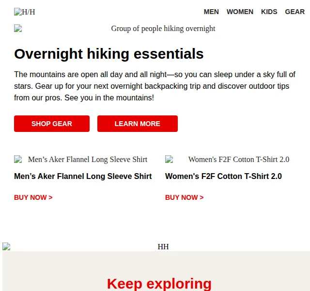 Helly Hansen: outdoorové vybavení na kempování – červenec 2026 | Nuslet.cz