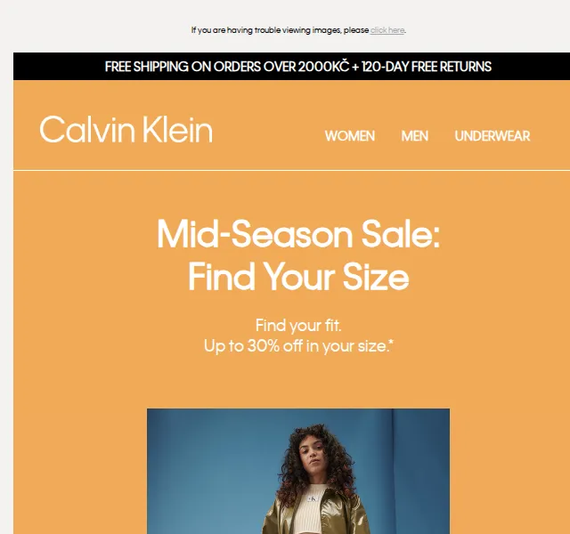 Calvin Klein: Mid-Season Sale až 30 % – červenec 2026 | Nuslet.cz