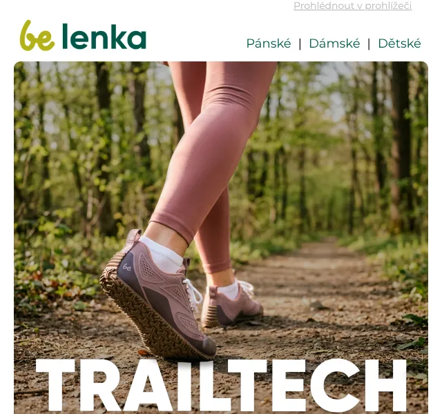 Be Lenka Trailtech – nová kolekce bot – červen 2026