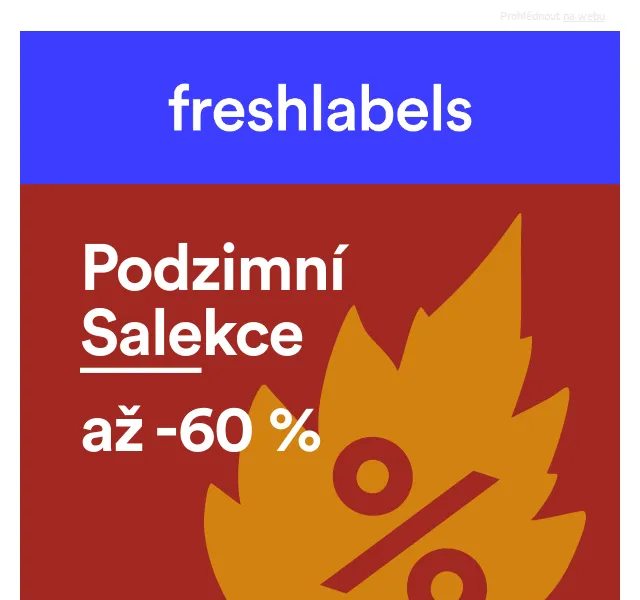 Freshlabels: Podzimní SALEkce se slevou až 60 % – červenec 2026 | Nuslet.cz