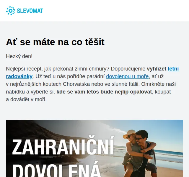 Slevomat: First minute dovolená u moře – červenec 2026 | Nuslet.cz